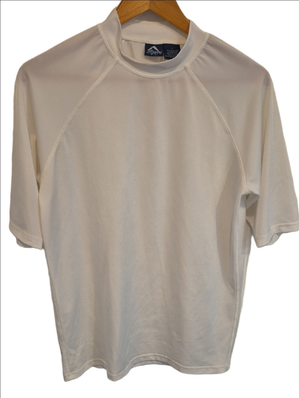 Kanu Surf White Performance Rash Gard Tee